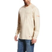 Ariat FR Air Crew T-Shirt in Sand